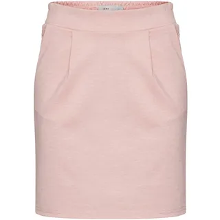 ICHI IHKATE SK Damen Kurzer Rock Minirock mit Stretch und Elastikbund, Größe:XL, Farbe:Rose Smoke MLG (12524)