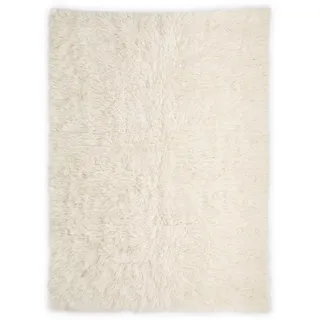 THEKO Flokos 1 Wollteppich 140 x 200 cm Beige