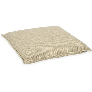 H.O.C.K. Sitzauflage »Brian« Outdoor Sitzkissen, 40x40x6cm, Stuhlkissen, schwarz, kleingemustert, grau