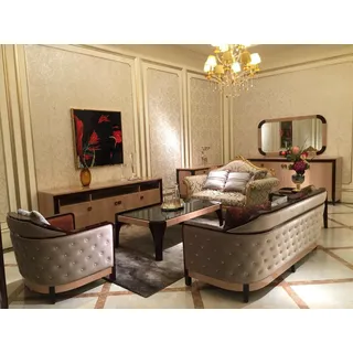 Couch Sofagarnitur 3+1 Sitzer Garnitur Design Modern Sofa Garnituren Sitz Neu - Rosa, Braun