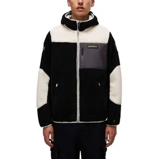NAPAPIJRI - Yupik Fleece für Herren mit Kapuze - Größe XXL - Bunt