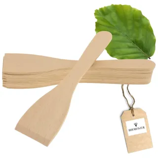 HOFMEISTER® Raclette Schaber lang 8er-Set, 17 cm - extra langer Racletteschieber aus Buchenholz, schont beschichtete Pfännchen, handgefertigt in der EU