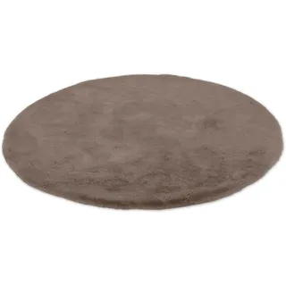 Schöner Wohnen Fellteppich »Tender« rund 26 mm Höhe besonders weich durch Microfaser, Kunstfell, waschbar, Wohnzimmer,