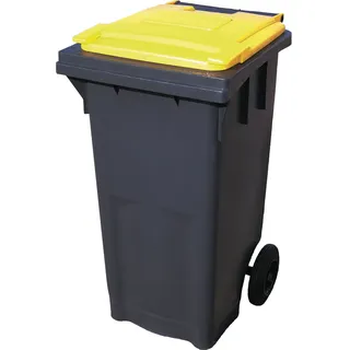 Großmüllbehälter aus Kunststoff / fahrbar -  922 x 480 x 555 / 7,5 / 120