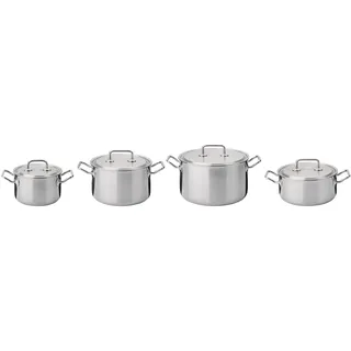 Spring BRIGADE PREMIUM Starter-Set 4-teilig Edelstahl matt, 485850604, Silber