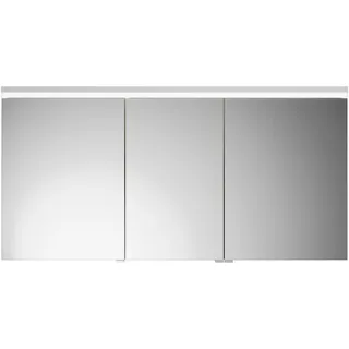 burgbad Lin20 Spiegelschrank LED-Beleuchtung, 3 Türen, mittlerer Tür Anschlag links, 1400x700x170mm, SPQK140RF5355, Farbe: Eiche Dekor Cashmere
