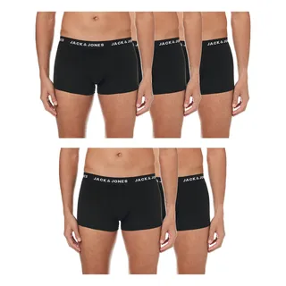 JACK & JONES Herren Boxershort JACHUEY TRUNKS 5 Pack Boxershorts Mix Unterwäsche Mehrpack,5er Pack