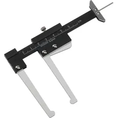 HEYCO, Messlehre, 2 in 1 Bremsscheiben-Messschieber und Reifenprofil-Messlehre (6 cm)