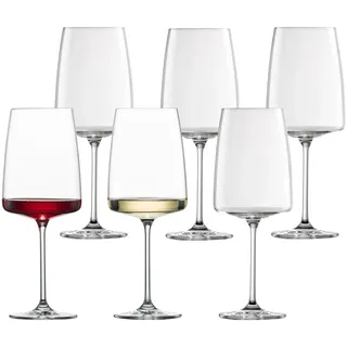 Zwiesel Glas Weinglas »Weingläser Vivid Senses 660 ml 6er Set transparent«, farblos