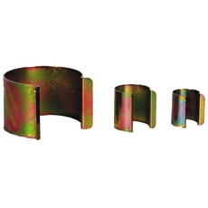 20 Stück Gewächshausklammern aus Stahl zur Sicherung der Abdeckplane (Metall, Durchmesser 20 mm)