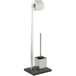 Wenko WC-Bürstengarnitur Slate Rock Anthrazit (18448100)
