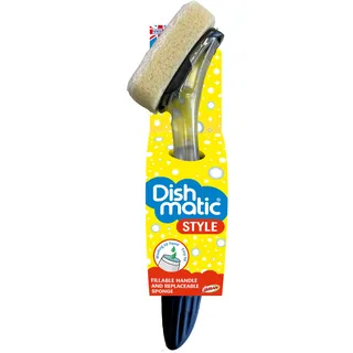 Dishmatic Stilvoller befüllbarer Spülgriff, handlicher Griff, austauschbare Köpfe