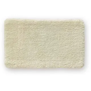 WohnDirect Hochflor Badematten Rechteckig MALMÖ Creme 60 x 100 cm - Beige