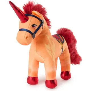 Unicorn Academy - Plüsch-Einhorn zur beliebten Netflix-Serie, mit Flügel, kuscheliger Mähne und Schweif, ca. 20 cm groß (sortiert, Zufallsauswahl), Einhorn, 3 Jahr(e) - Orange