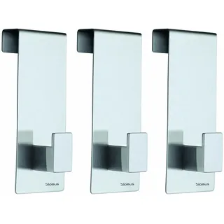 BLOMUS Türhaken Menoto 3-teilig Silber