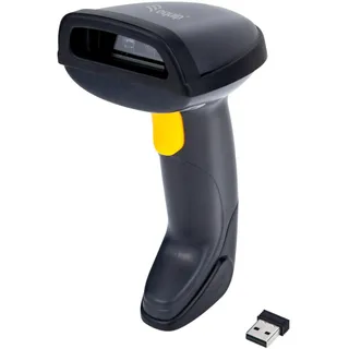 Equip Barcode Handscanner 2D Laser mit Halterung 2.4GHz sw