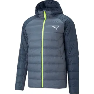 Puma PackLITE Hooded Down blau|gelb L