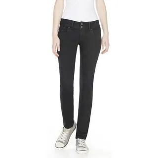 LTB Jeans Damen Molly Jeans, Black To Black Wash, 28W / 32L