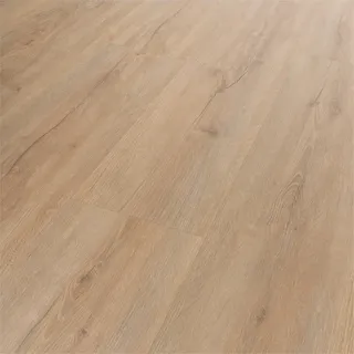 Designboden , Eichefarben, Hellbraun , Kunststoff , Holzoptik , 122x22.8x0.38 cm , Geprüft gesündere Produkte - Innenraumluftqualität für gesündere Gebäude , schmutzabweisend, pflegeleicht, widerstandsfähig, lichtunempfindlich, abriebbeständig, fleckenunempfindlich, antistatisch, schwer entflammbar, für Fußbodenheizung geeignet, wasserfeste Trägerplatte, feuchtraumgeeignet, stuhlrollengeeignet, Synchronprägung, für Fußbodenkühlung geeignet , Teppiche und Böden, Bodenbeläge, Vinylböden