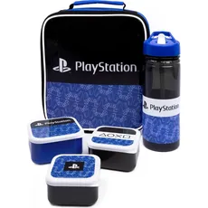 Sony Lunch Tasche und Flasche, Lunchbox, Blau