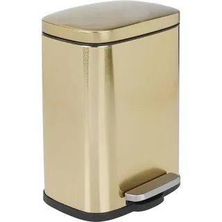 MetroDecor Tretmülleimer 5 l Messing