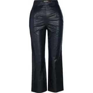 Twin Set Kunstlederhose für Damen - Schwarz