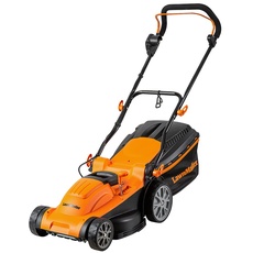 LawnMaster M2EB1637M Elektro Rasenmäher 1600W 37cm, 6-fache Schnitthöhenverstellung 20-70 mm, 40L Fangbox