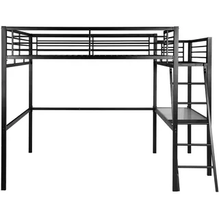 MEUBLE COSY Etagenbett Cosy 140 x 190 cm Metall schwarz
