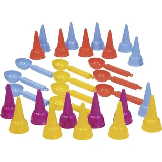 Lena Sandform-Set Lena Kiga Eis-Set, 30-teilig", bunt, Sandspielzeug Kinder, Kunststoff, Sandform-Set, Made in Europe
