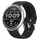 Active 2 GPS 44 mm Edelstahlgehäuse silber Sportarmband schwarz M