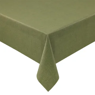 Peyer Syntex Tischdecke , Olivgrün , Textil , Uni , rechteckig , 130x220 cm , Heimtextilien, Wohntextilien, Tischwäsche, Tischdecken
