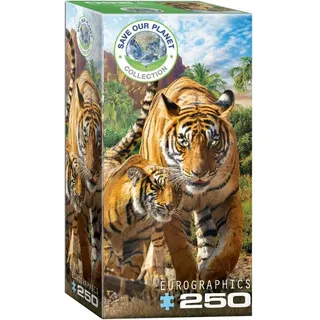 EUROGRAPHICS Puzzle Rettet unseren Planeten: Tigers XL 250 Stück