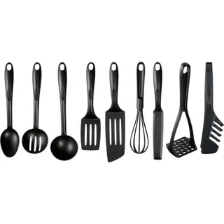 Tefal Küchenutensilien-Set 9-teilig Schwarz Kunststoff
