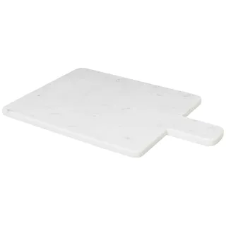 broste Copenhagen Copenhagen Adam Schneidebrett L Marmor Weiß Maße: 45cm x 30cm 70310630