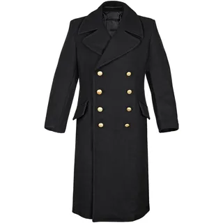 Mil-Tec BW Marinemantel Tuch schwarz, Größe 48