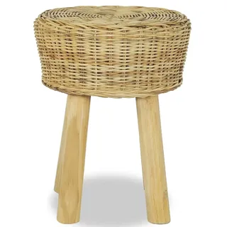 vidaXL Barhocker Natur Rattan - Braun