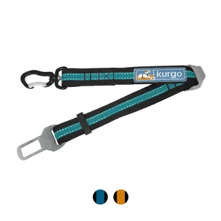 Kurgo Sicherheitsgurt für Hunde, Direktanschluss an den Sicherheitsgurt, verstellbar, mit Drehgurt, Blau