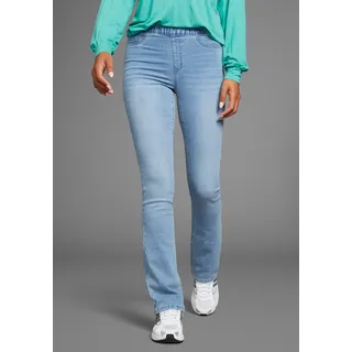 Arizona Jeansjeggings »Bootcut mit leichtem Thermo Effekt« High Waist, blau