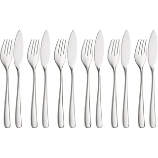 WMF Vision Fischbesteck-Set, 12-tlg. (12.7135.6336)