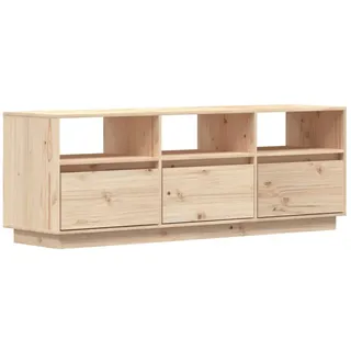 vidaXL TV-Schrank 140x37x50 cm Massivholz Kiefer