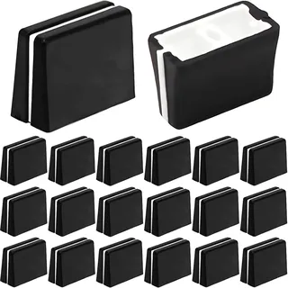 HAAMNING7 20 Stück Faderkappen Ersatzteil für Mixer-Schieberegler DJ-Controller-Adapter für Pioneer DJM 350, 400, 500, 700, 750, 800, 850, 900NEXUS, 900SRT, 900NXS2, 2000, 2000Nexus (Schwarz)