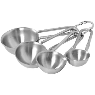 Butlers Messlöffel (4-teilig) Menuett , Silberfarben , Metall , Backen & Backzubehör, Messbecher