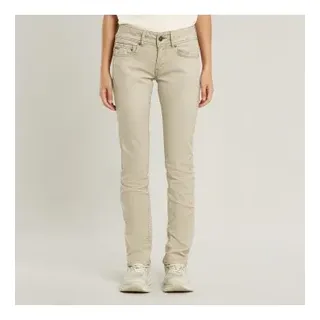 G-Star für Damen. D26366-C096-D848 Midge schmale gerade beige Hose (30/34), Lässig, Baumwolle