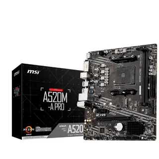 MSI A520M-A PRO Micro-ATX Mainboard AMD A520 Sockel AM4 DDR4