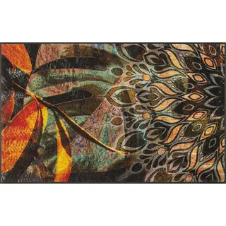 Wash+Dry Fußmatte, Jungle Dance 75x120cm, innen und außen, waschbar, bunt