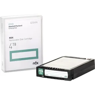 HPE RDX 4TB Removable Disk Cartridge, RDX-Kartusche, RDX, 4 TB, 8 TB, 100 MB/s
