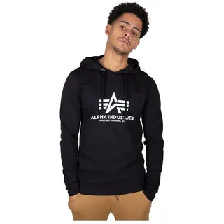 Alpha Industries Basic Hoody Kapuzensweat für Herren Black