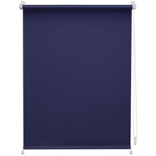 Thermo-Rollo / Verdunkelungsrollo Klemmfix 120 x 150 cm blau