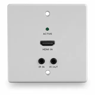 Lindy 70m Cat.6 HDMI 4K60, IR & RS-232 HDBaseT EU Wall Plate Extender, Transmitter HDMI®, 2.0, Video Kabel