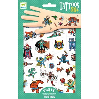 Djeco DJ09614 Heroes Vs Villains Tattoos